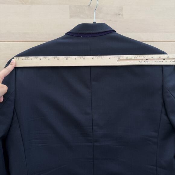 Ted Baker Endurance Suit Mens 40R Blue 100% Wool Jones Professional 32x30 Pants - Picture 14 of 16